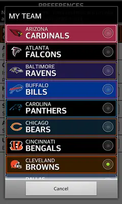 NFL 2014 Schedule and Scores android App screenshot 0